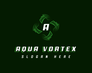 Cyber Whirl Vortex  logo design