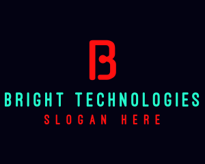Retro Neon Sign logo