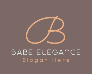 Feminine Cursive Business logo design