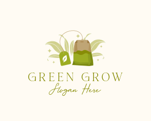 Herbal Green Tea logo design