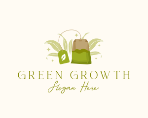 Herbal Green Tea logo design