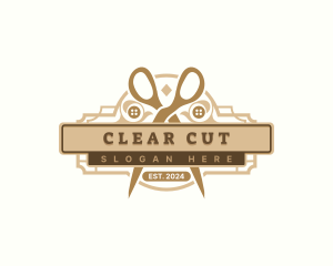 Scissor Tailor Dressmaker logo design