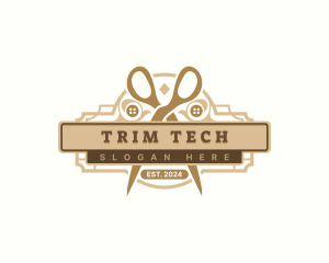 Scissor Tailor Dressmaker logo design