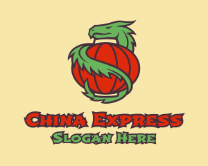 Chinese Dragon Lantern logo