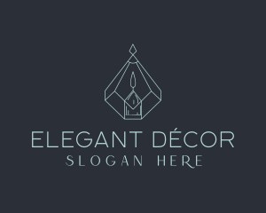 Spa Candle Decor logo design