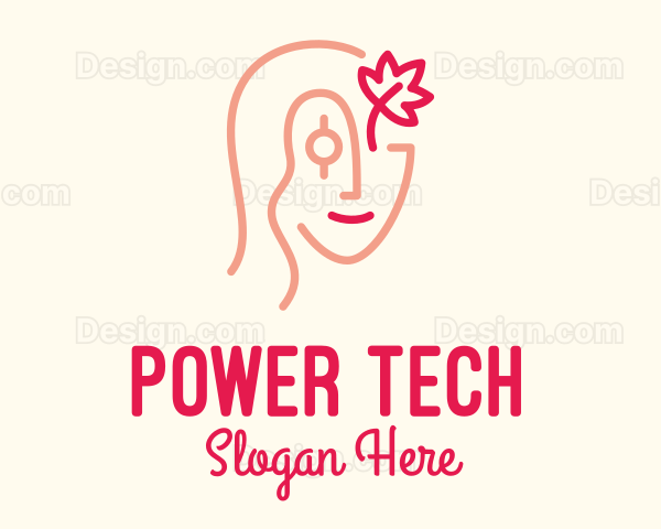 Red Leaf Woman Logo
