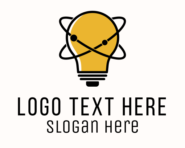 Lightbulb logo example 1