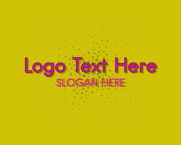 Retro Neon Dots logo