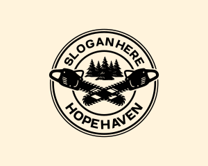 Chainsaw Forestry Woodwork logo