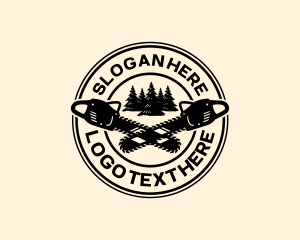 Chainsaw Forestry Woodwork logo