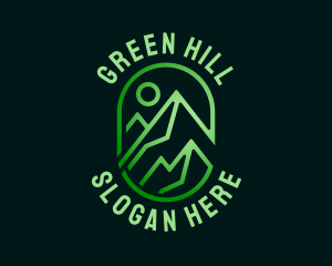 Green Mountain Alpine logo design