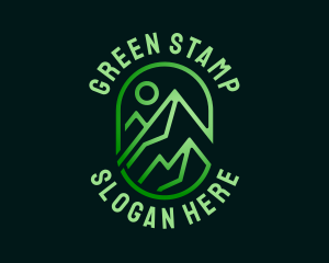 Green Mountain Alpine logo design