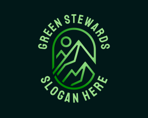 Green Mountain Alpine logo design