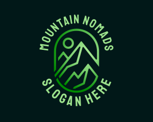 Green Mountain Alpine logo design