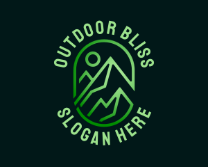 Green Mountain Alpine logo design