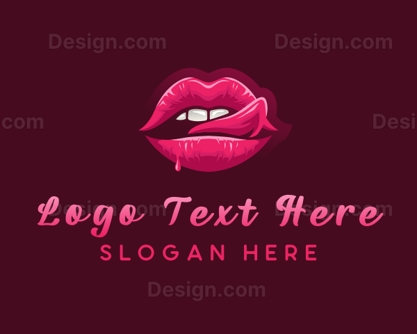 Sexy Woman Lips Logo