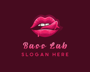 Sexy Woman Lips logo design