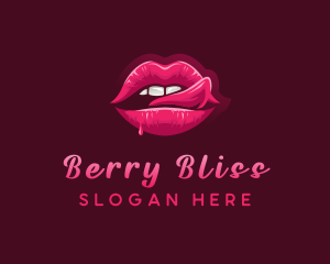 Sexy Woman Lips logo design