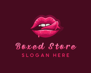 Sexy Woman Lips logo design