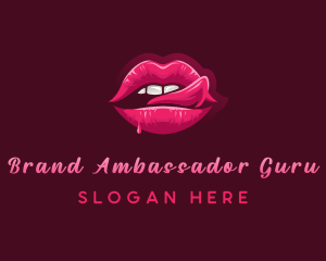 Sexy Woman Lips logo design