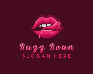 Sexy Woman Lips logo design