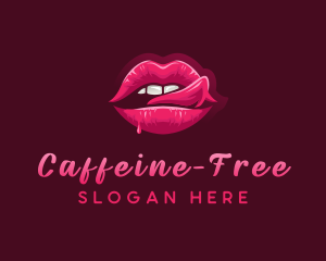 Sexy Woman Lips logo design