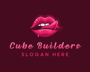 Sexy Woman Lips logo design