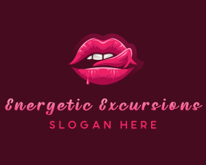 Sexy Woman Lips logo design