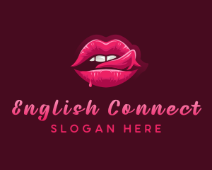 Sexy Woman Lips logo design