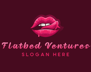 Sexy Woman Lips logo design