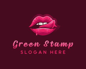 Sexy Woman Lips logo design