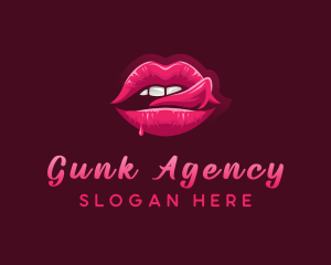 Sexy Woman Lips logo design