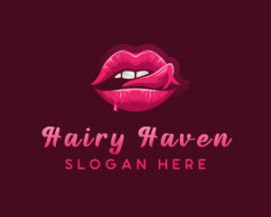 Sexy Woman Lips logo design