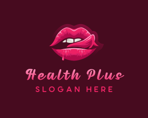 Sexy Woman Lips logo design