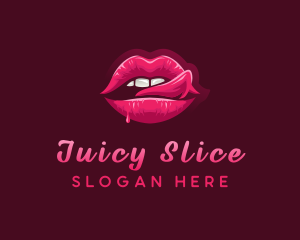 Sexy Woman Lips logo design