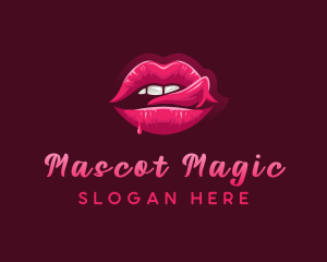 Sexy Woman Lips logo design