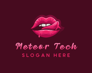 Sexy Woman Lips logo design