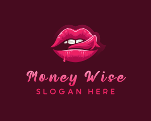 Sexy Woman Lips logo design