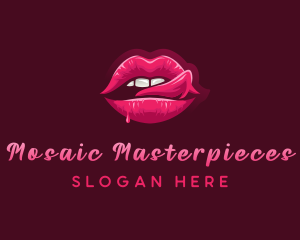 Sexy Woman Lips logo design