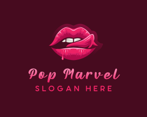 Sexy Woman Lips logo design