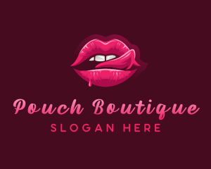 Sexy Woman Lips logo design