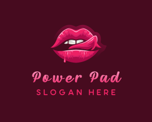 Sexy Woman Lips logo design