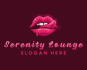 Sexy Woman Lips logo design