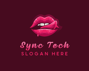 Sexy Woman Lips logo design