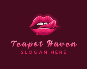 Sexy Woman Lips logo design