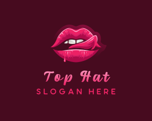 Sexy Woman Lips logo design