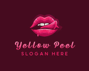 Sexy Woman Lips logo design