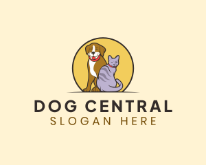 Happy Pet Animal logo design