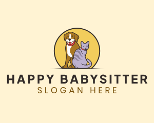 Happy Pet Animal logo design