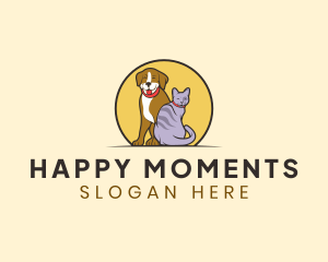 Happy Pet Animal logo design